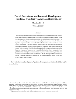 Forced Coexistence and Economic Development