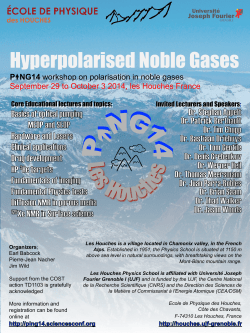 Hyperpolarised Noble Gases
