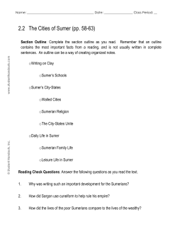 2.2 The Cities of Sumer (pp. 58-63)