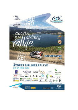 Azores Rallye rally guide