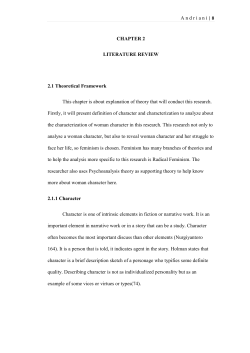 Andriani | 8 CHAPTER 2 LITERATURE REVIEW 2.1 Theoretical