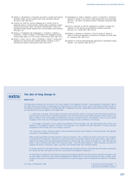 The diet of King George III - The British Journal of Psychiatry