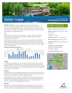 Battle Creek Factsheet