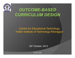 outcome-based outcome based curriculum design