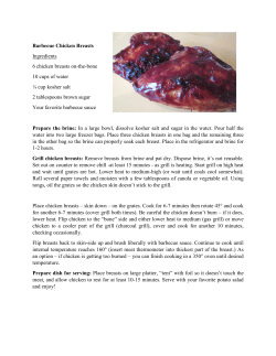 Barbecue Chicken Breasts