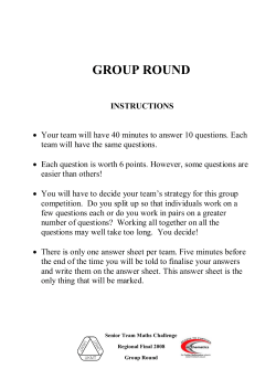 GROUP ROUND