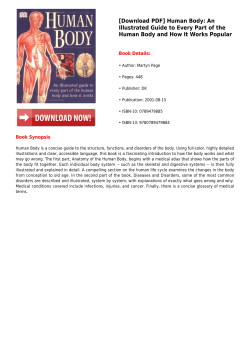 Human Body: An Illustrated Guide to Every Part of the