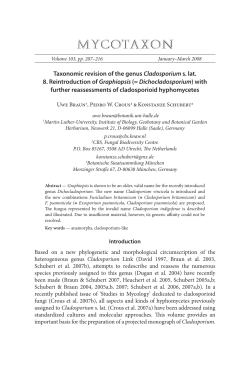 mycotaxon - CBS-Knaw