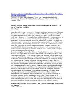 Haunted Landscapes and Ambiguous Memories: Interactions with