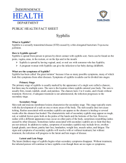 Syphilis