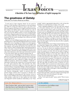 The greatness of Gatsby