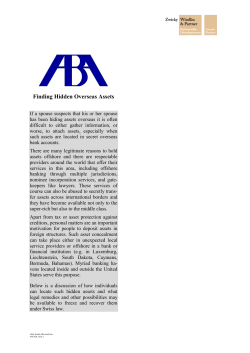 Finding Hidden Overseas Assets