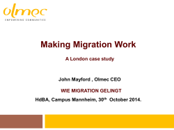 Making Migration Work