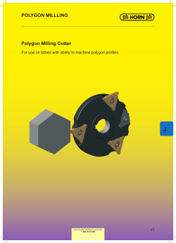 POLYGON MILLLING Polygon Milling Cutter