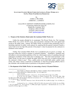 Statutory Payment article