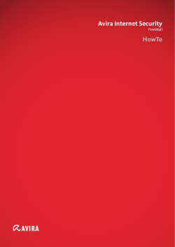 Avira Internet Security HowTo