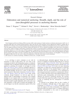Elaboration and numerical anchoring
