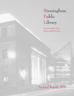 Annual Report 2011 Brochure