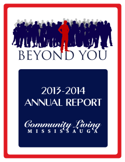 beyond you - Community Living Mississauga
