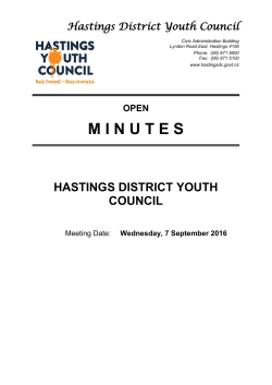minutes - Hastings District Council
