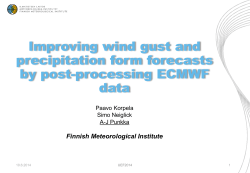 Improving wind gust and precipitation form forecasts by