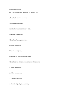 Unit 1 Study Guide 2015 SE