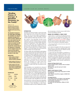 Kindling Flames of Courage - A Hanukkah Ceremony for the Family