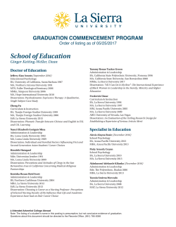 Graduate List Click to