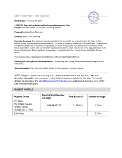 16-REZ-31 - Town of Cary