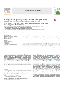Preparation and characterization of polysaccharides/PVA blend