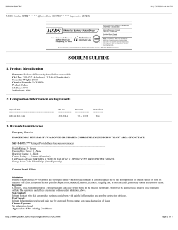 sodium sulfide - UCSB Nanofabrication Facility Signup Site