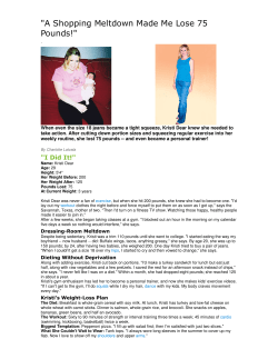 A Shopping Meltdown Made Me Lose 75 Pounds!