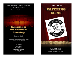 catering menu