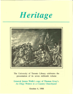 Heritage - Thomas Fisher Rare Book Library
