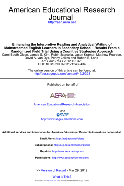 Enhancing the Interpretive Reading and