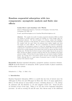 Random sequential adsorption with two components: asymptotic