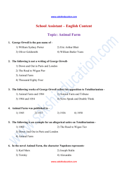 Animal Farm - Sakshieducation.com