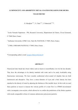 luminescent and absorptive metal-coated