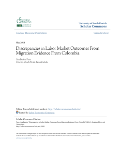 Discrepancies in Labor Market Outcomes From Migration Evidence