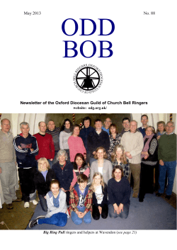 Odd Bob - Oxford Diocesan Guild