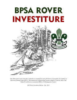 bpsa rover investiture - Baden