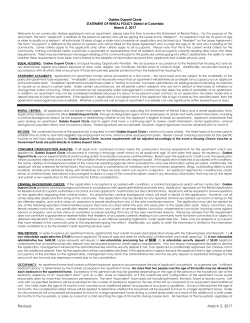 Statement of Rental Policy-DC