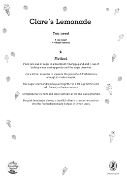 Clare`s Lemonade