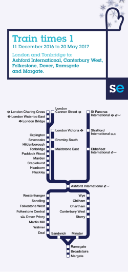 Train times 1 - Southeastern