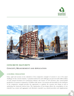 Concrete Maturity | Concept, Measurement and Application