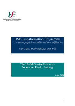 Population Health Strategy