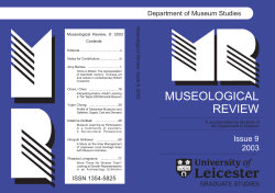 Quick Links - University of Leicester