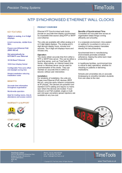 Accurate Time For Computers and Computer Networks