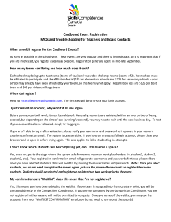 Boat Race Registration Troubleshooting and FAQs