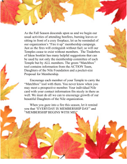 Fall is Membership Season